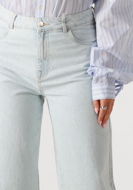 Lichtblauwe NUKUS Straight leg jeans ABBY PANTS DENIM STRASS - large