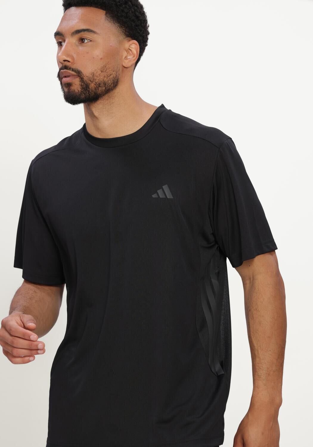Zwarte ADIDAS Sportshirts TECHESS 3S TEE - large
