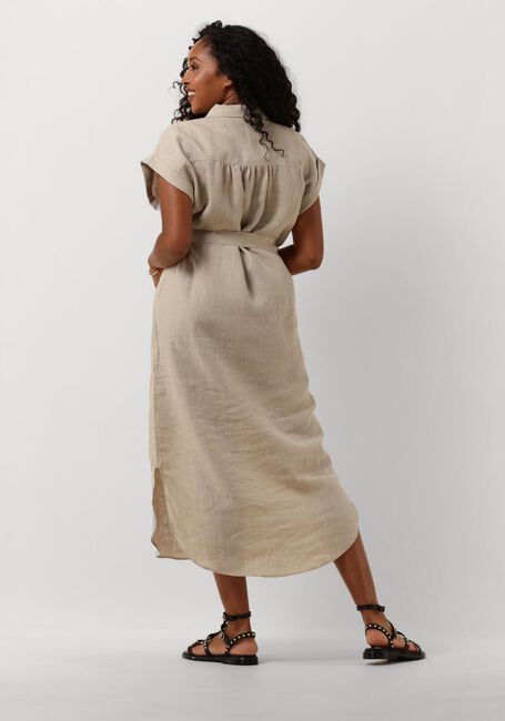 Beige CIRCLE OF TRUST Midi jurk CHARISSA DRESS - large