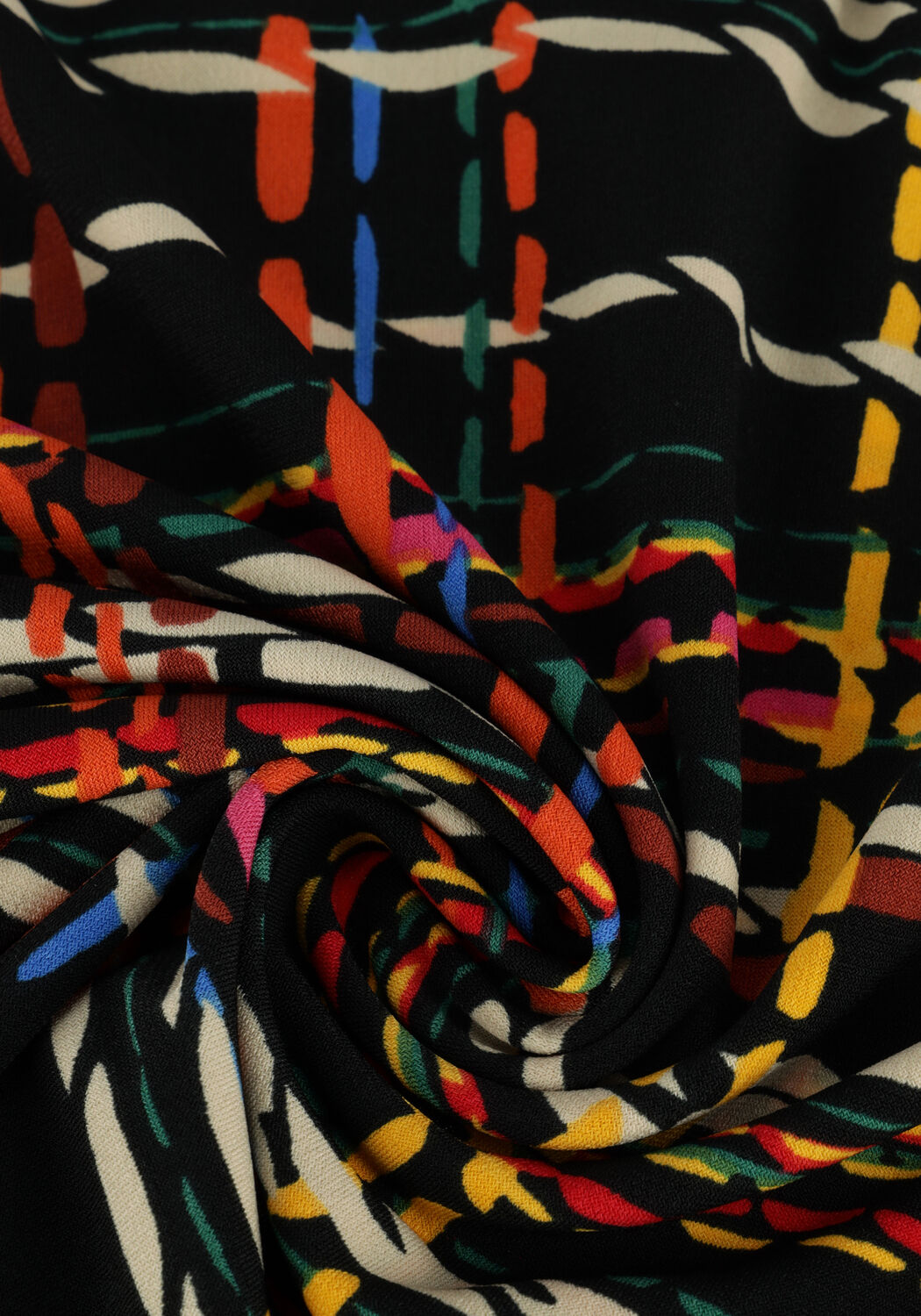 Zwarte VANILIA Blouses COLOURED CHECK POLO - large