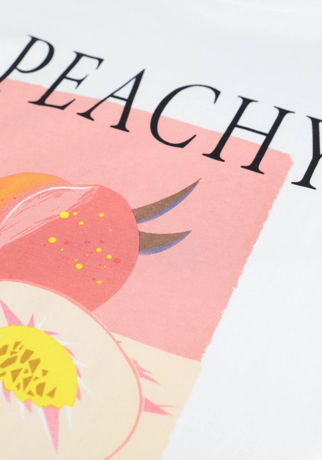 Witte NEO NOIR T-shirt PARVA FRUIT TEE - large