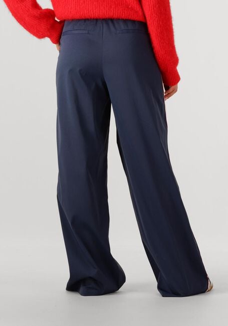 Donkerblauwe CO'COUTURE Wijde broek MINGUS LONG PANT - large