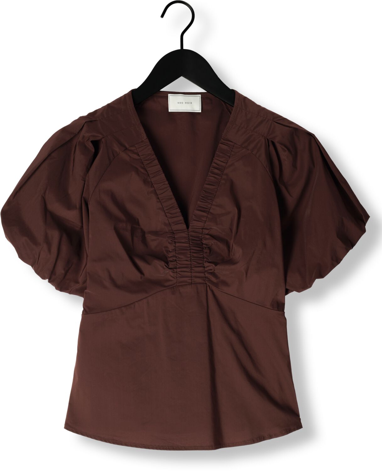 NEO NOIR Dames Blouses Irina Poplin Blouse Bruin