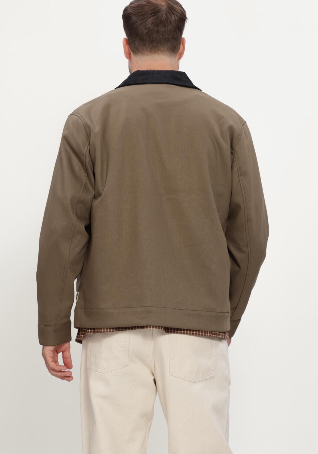 Khaki WOODBIRD Jack WBPON NICKLE WORK JACKET - large