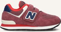 Rode NEW BALANCE Lage sneakers PV574 - medium
