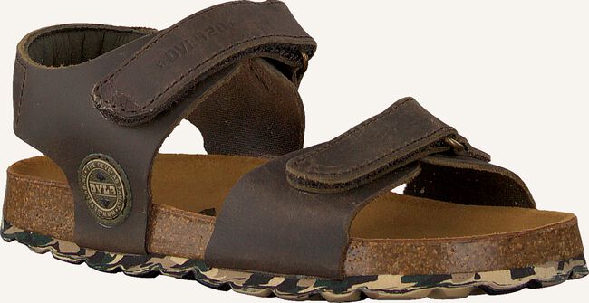 Groene DEVELAB Platte sandalen 48213 Groene DEVELAB Platte sandalen 48213 - large