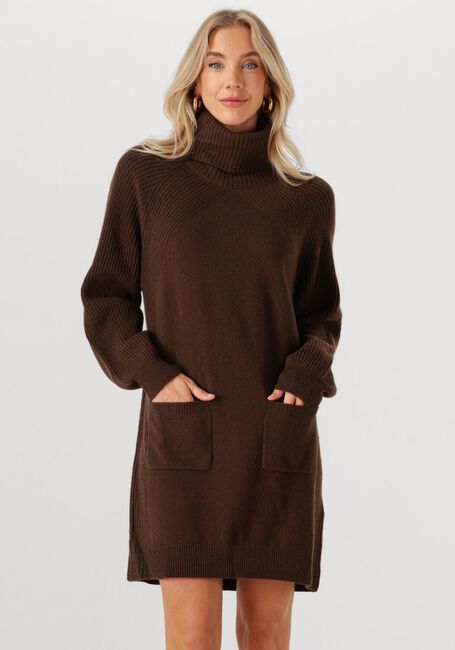 Bruine LIU JO Mini jurk ECS ABITO MAGLIA - large