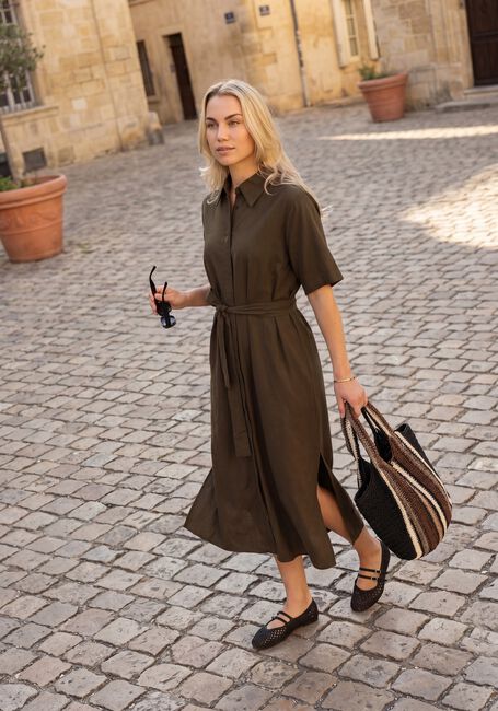 Donkerblauwe MY ESSENTIAL WARDROBE Jurken MWDIAS SS BOXY SHIRTDRESS - large