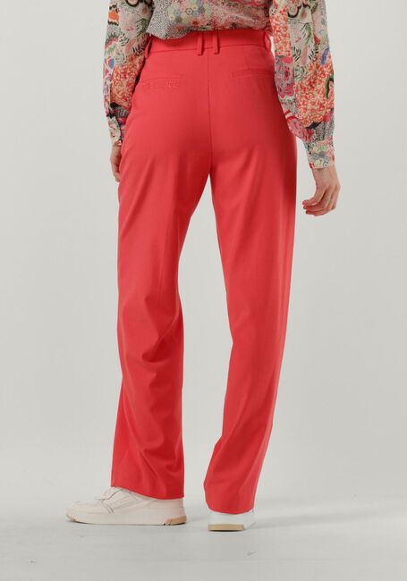 Koraal ALIX THE LABEL Pantalon LADIES WOVEN STRAIGHT LEG STRETCH PANTS - large