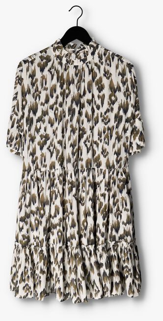 Olijf SCOTCH & SODA Mini jurk SHORT DRESS WITH RUFFLE SLEEVE DETAIL - large
