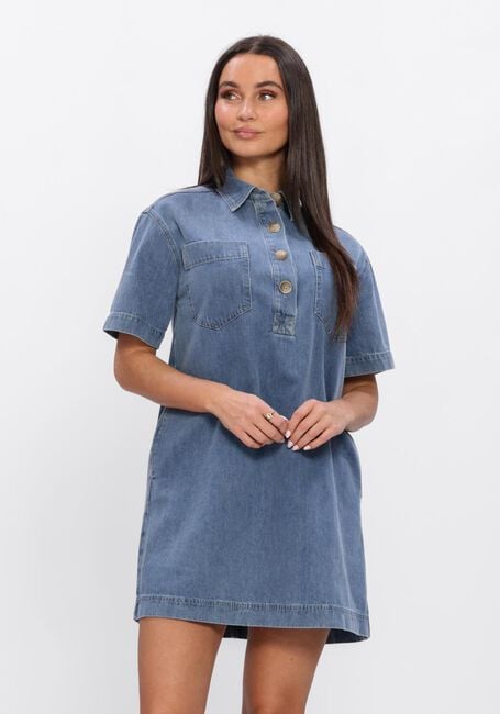 Blauwe NOTRE-V Mini jurk NV-HANNEBEL - large