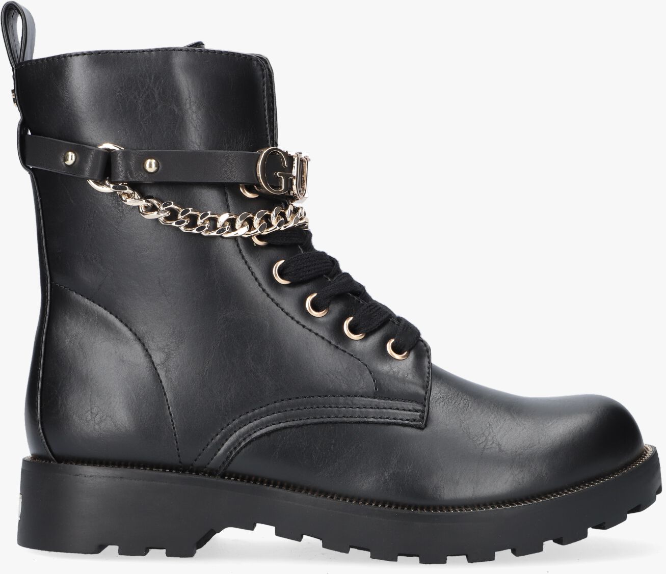 geloof Voorzichtig uitblinken Zwarte GUESS Veterboots NINA | Omoda