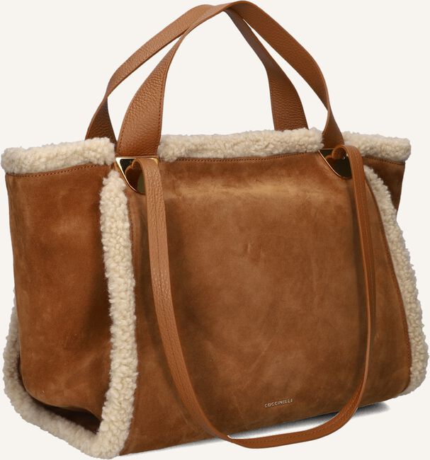 Cognac COCCINELLE Handtas OLIVER ECO SHEA Cognac COCCINELLE Handtas OLIVER ECO SHEA - large