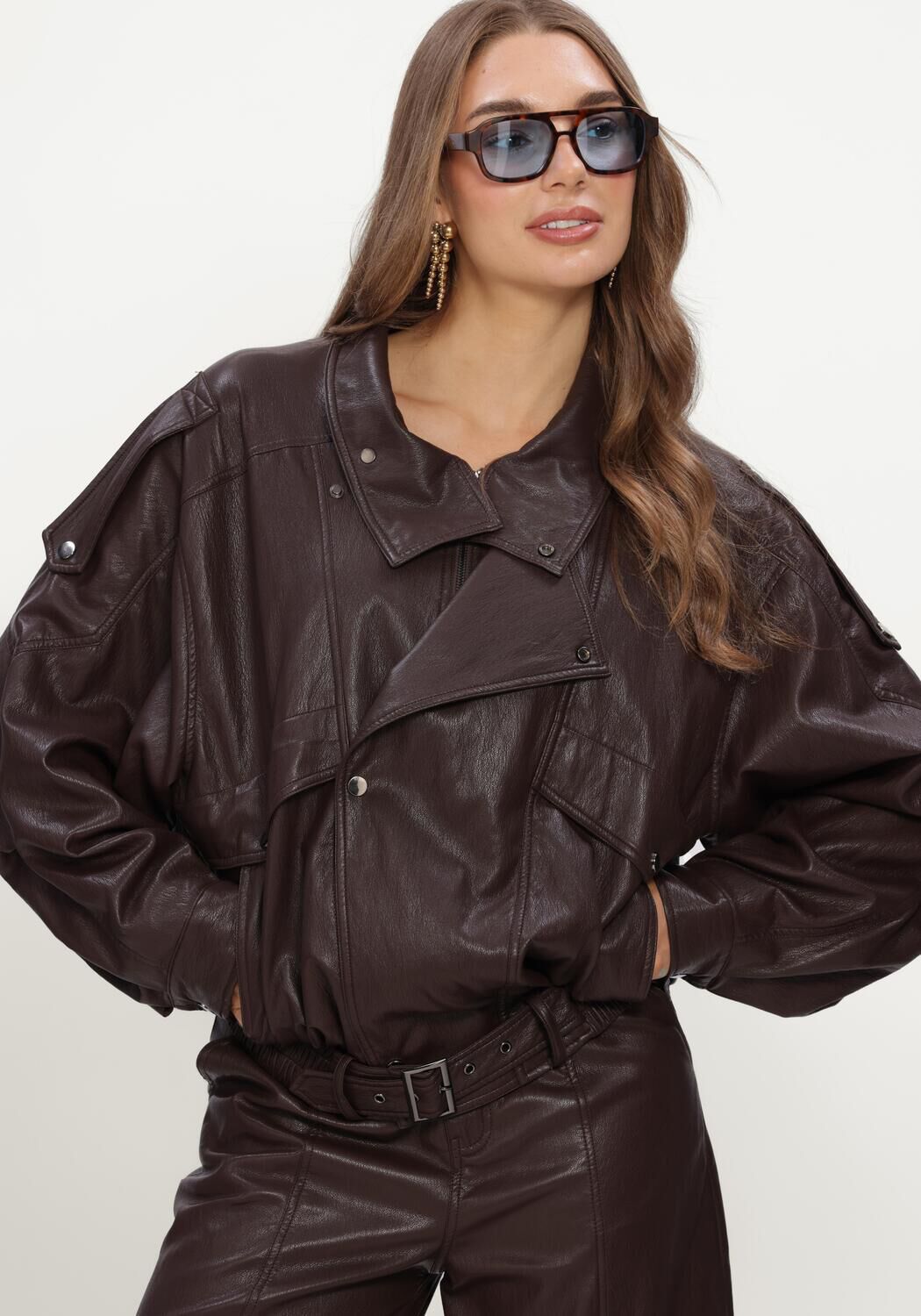 Bruine STUDIO AMAYA Jack SAMILLE JACKET - large
