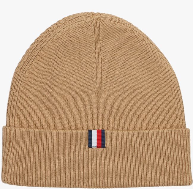 Camel TOMMY HILFIGER Muts UPTOWN WOOL BEANIE - large