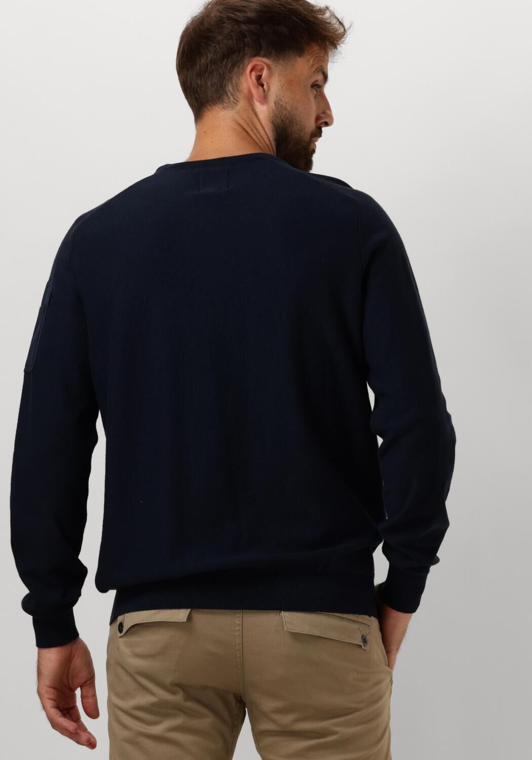 PME LEGEND Heren Truien & Vesten R-neck American Classic Buckley Knit Blauw