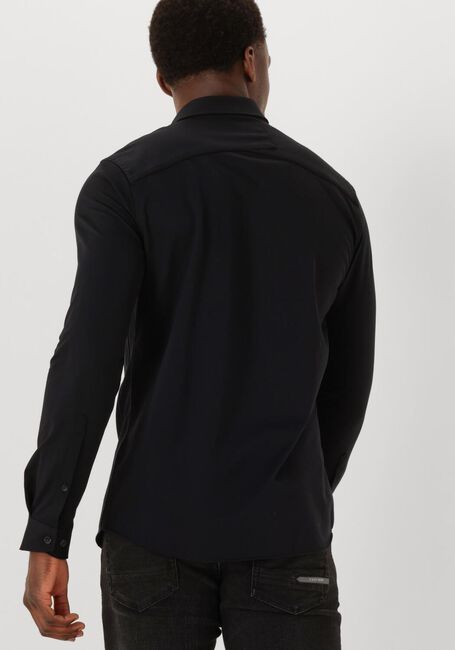 Zwarte CAST IRON Klassieke overhemden CF TECH TWILL JERSEY - large