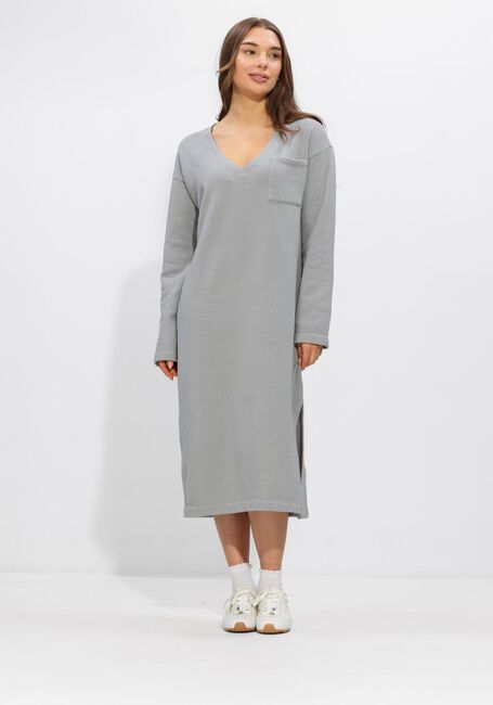 Grijze PENN & INK Midi jurk DRESS PRINT - large