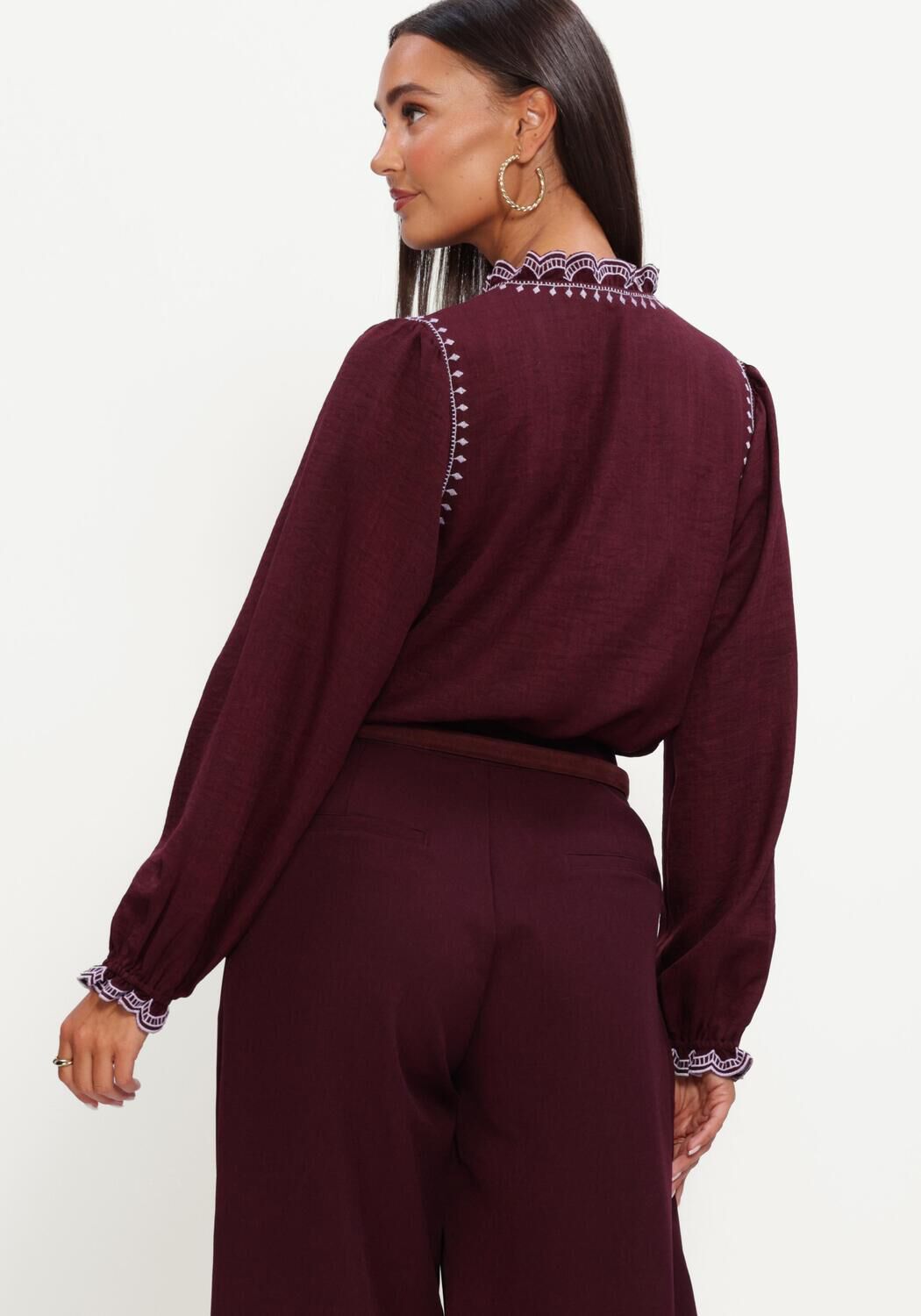 Bordeaux YDENCE Blouses BLOUSE HANNAH - large