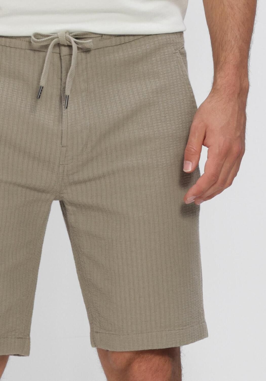 Khaki CAST IRON Korte broek CHINO SHORTS STRUCTURE - large