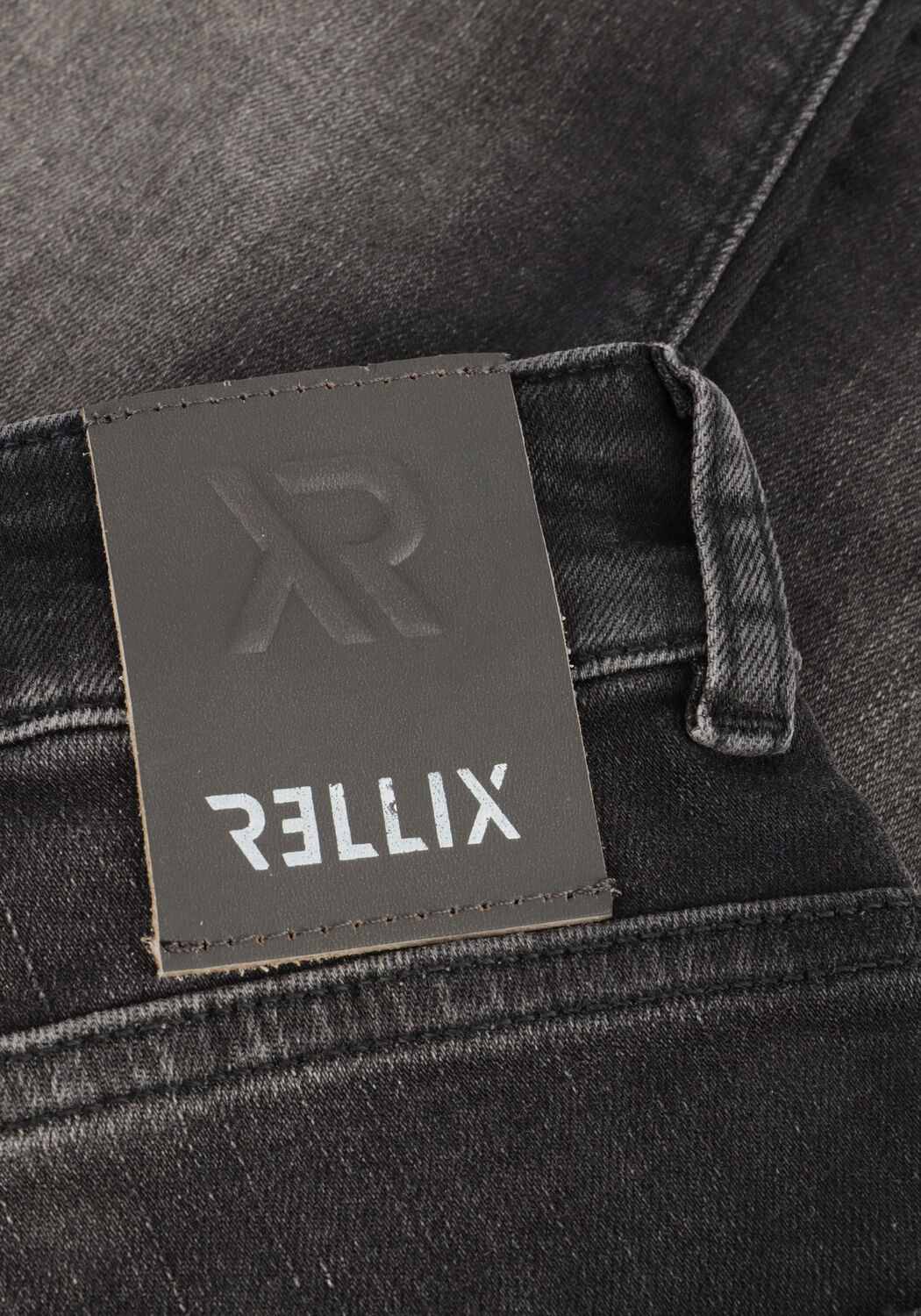 RELLIX Jongens Jeans Denim Short Black Zwart