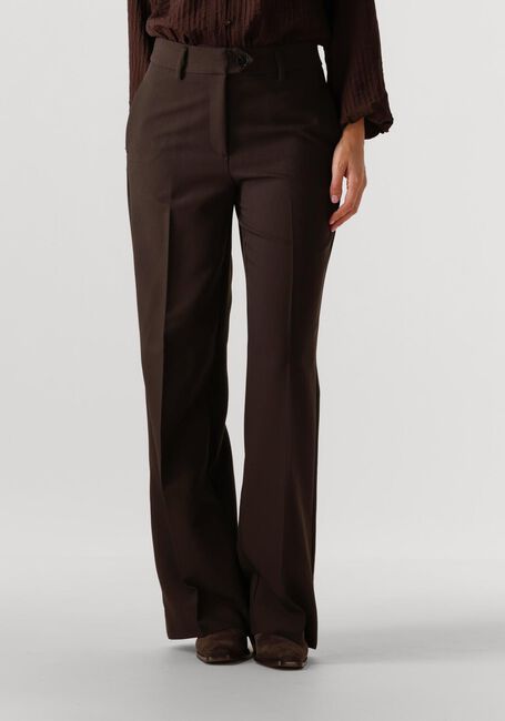 Bruine CO'COUTURE Wijde broek VOLA LONG WIDE PANT - large