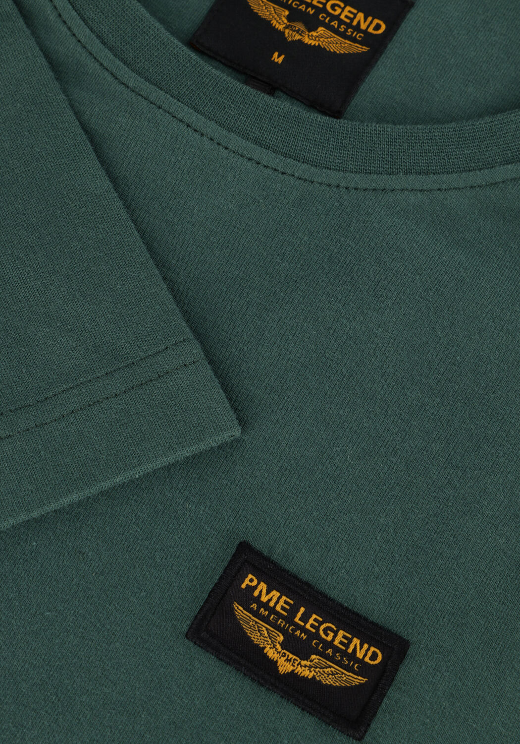 Groene PME LEGEND T-shirt SHORT SLEEVE R-NECK GUYVER TEE - large