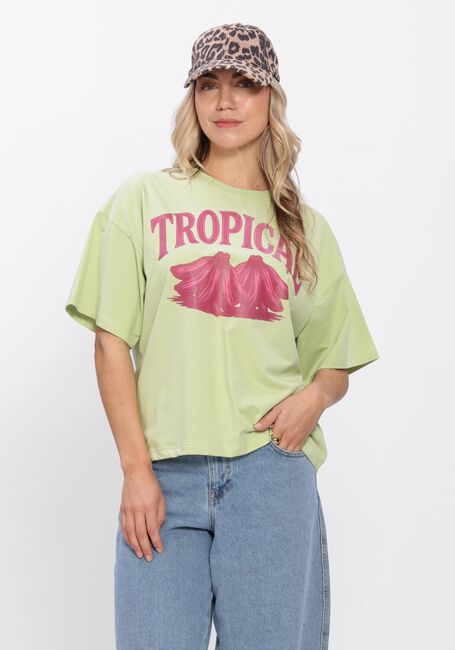 Groene YDENCE T-shirt T-SHIRT TROPICAL - large