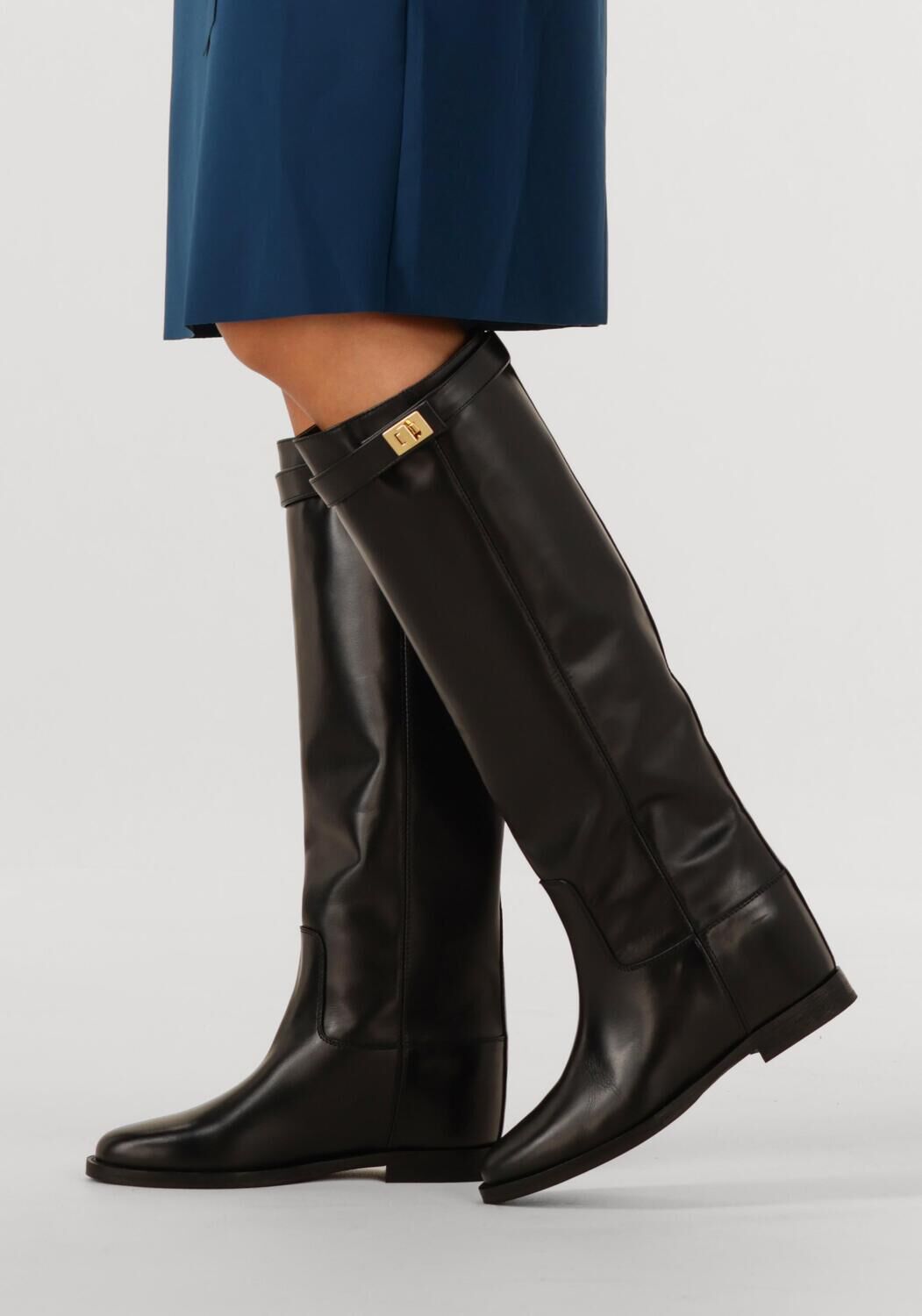 Zwarte VIA ROMA 15 Hoge laarzen SANTA MONICA 3807 - large