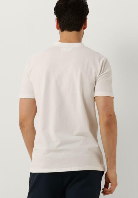 Gebroken wit PURE PATH T-shirt PIQUE THIRT WITH EMBROIDERY ON THE CHEST - large