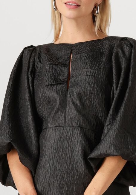 Zwarte BY-BAR Mini jurk MIMI BUBBLE DRESS - large