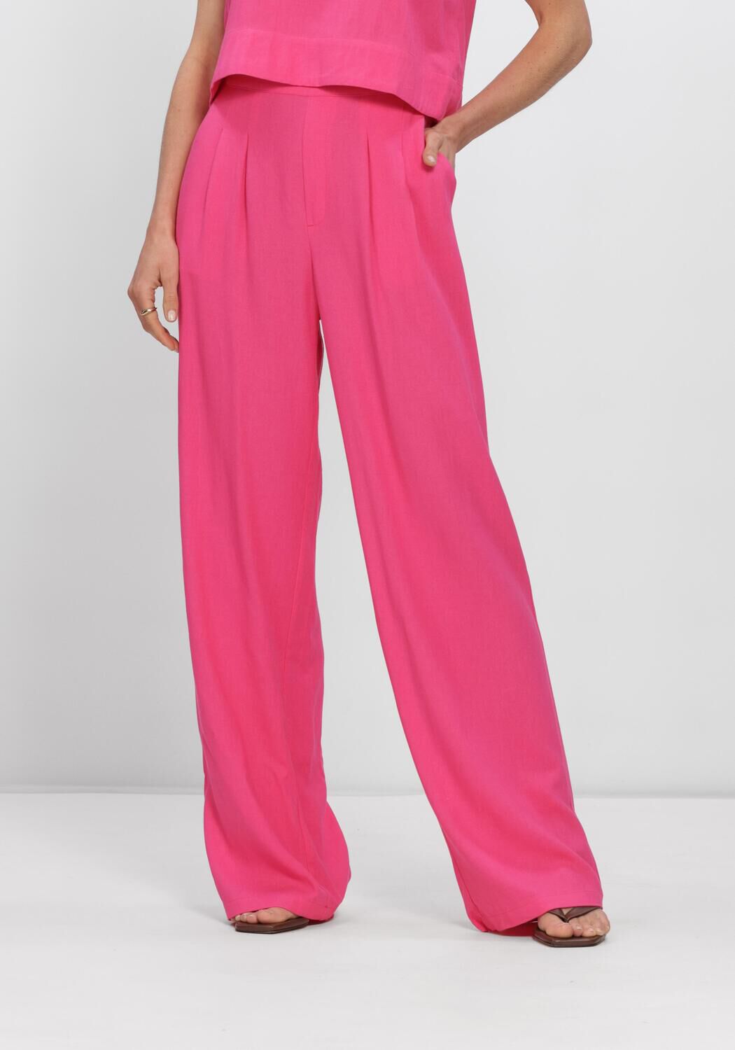 Roze STUDIO AMAYA Broeken JASMIN PANT - large