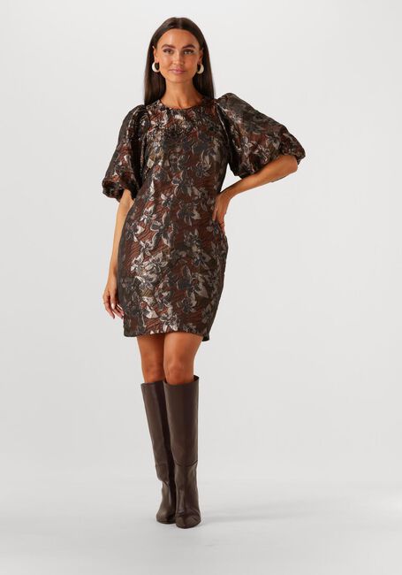 Bronskleurig NOTRE-V Mini jurk NV-GISELDA - large