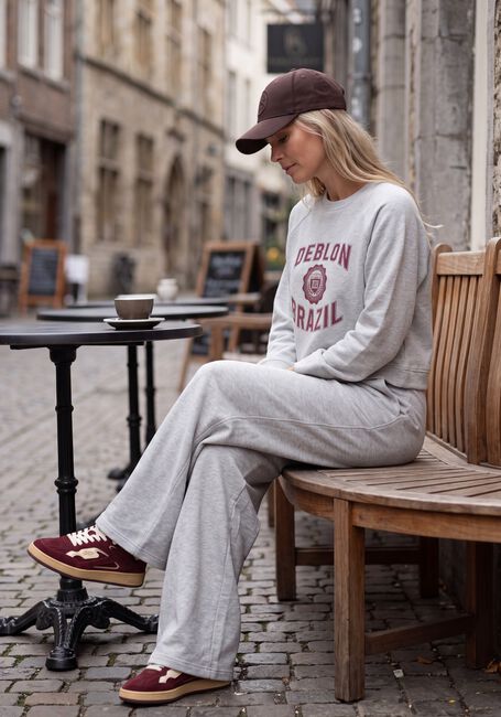 Grijze DEBLON SPORTS Sweater AYMEE SWEATER - large