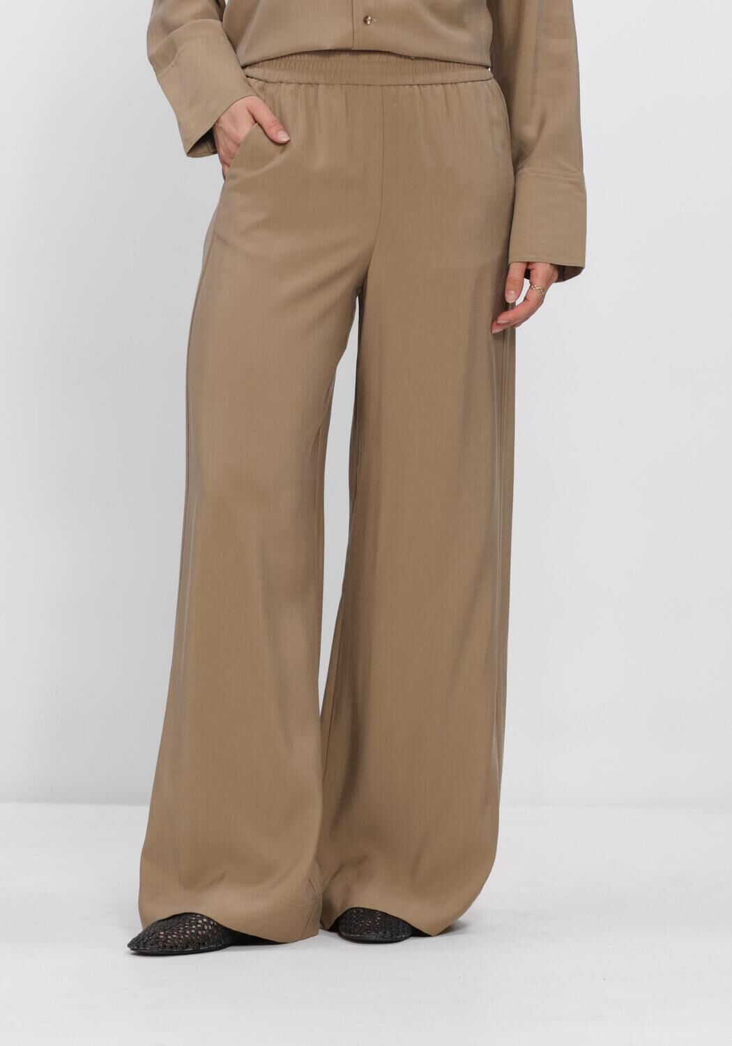 Oker ROUGE EDIT Broeken ROUMELIAN HW WF F/L TROUSERS - large