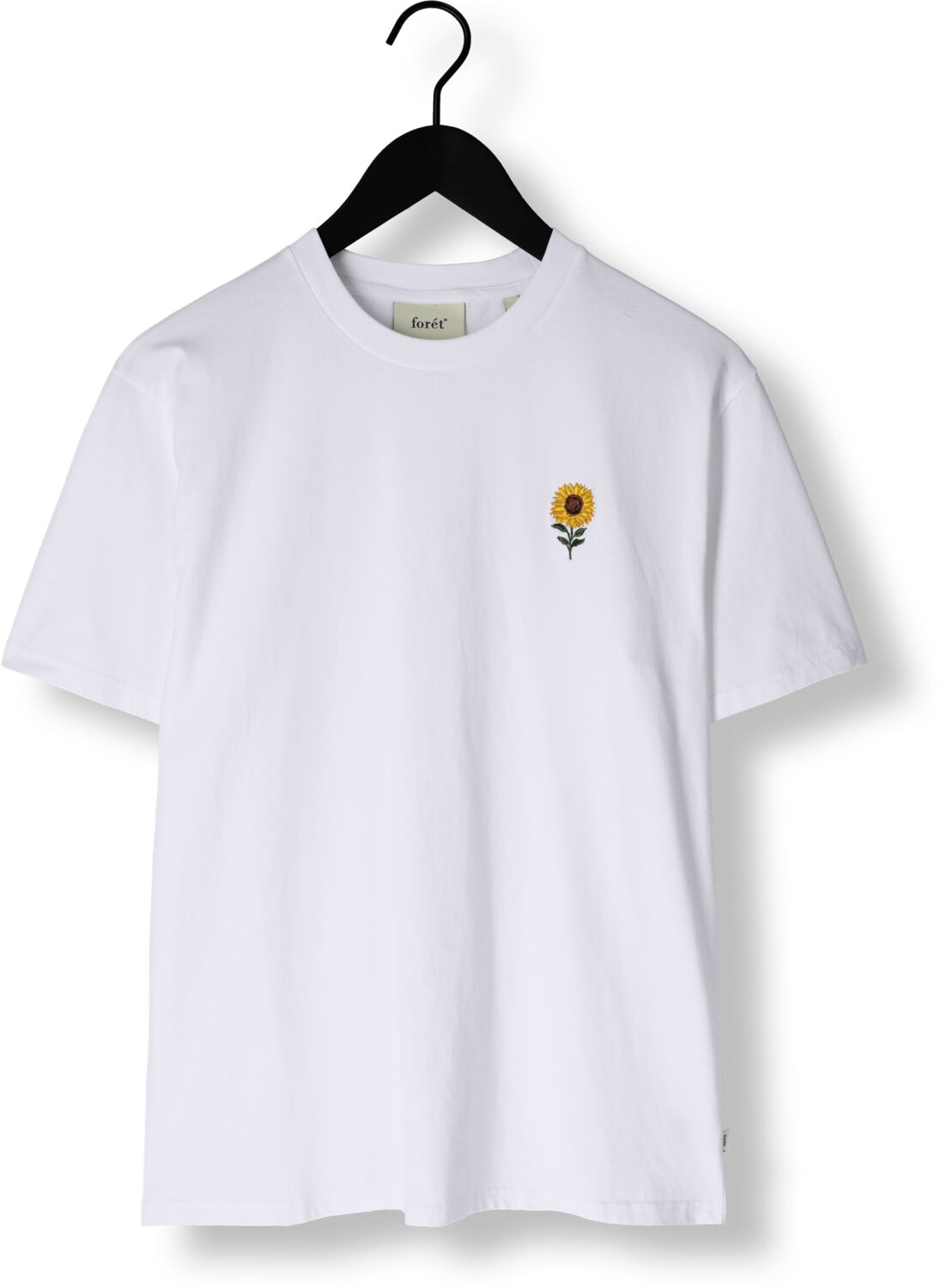 FORÉT Forét Heren Polo's & T-shirts Tournesol T-shirt Wit