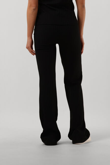Zwarte CALVIN KLEIN Flared broek ELONGATED RIB PANTS - large