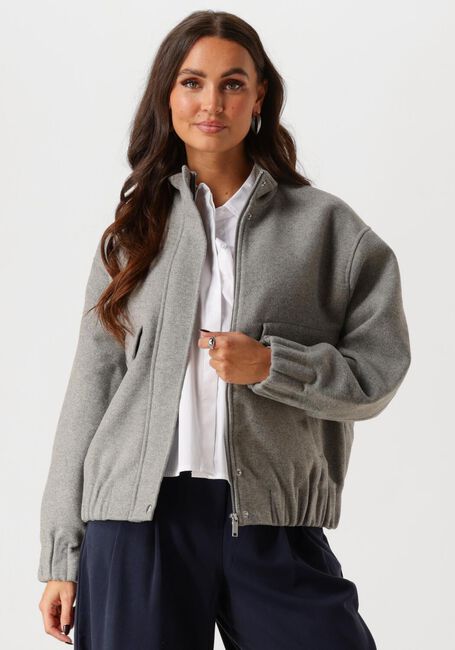 Grijze SELECTED FEMME Jack SLFSELMA BOMBER JACKET - large