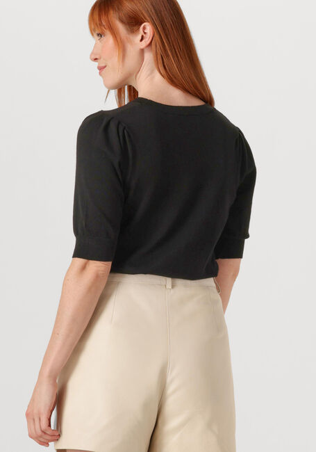 Zwarte SUMMUM Trui SHORT SLEEVE SWEATER - large