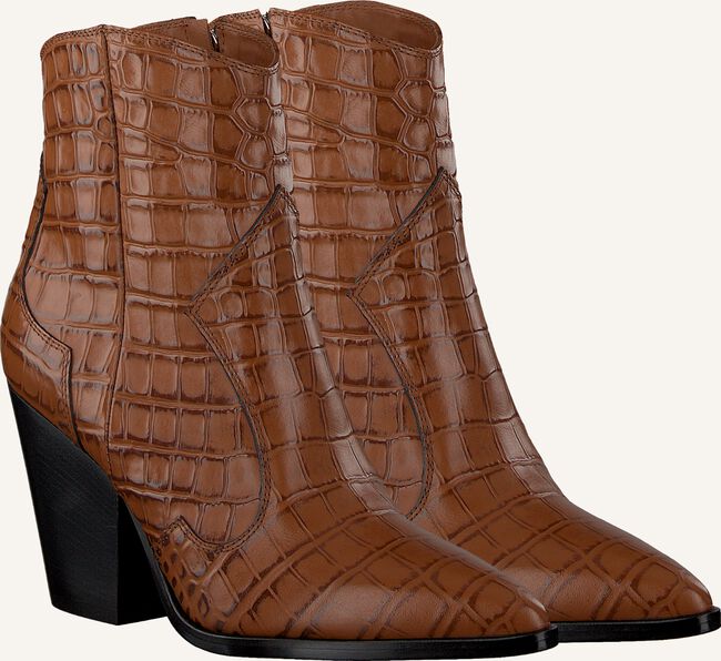 Cognac JANET & JANET Enkellaarsjes MIRANDA 44511 Cognac JANET & JANET Enkellaarsjes MIRANDA 44511 - large