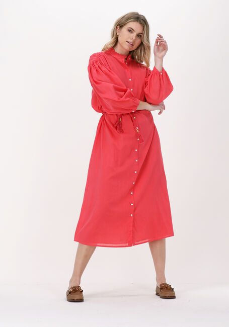 Roze ANTIK BATIK Midi jurk OGGY LONGDRESS - large