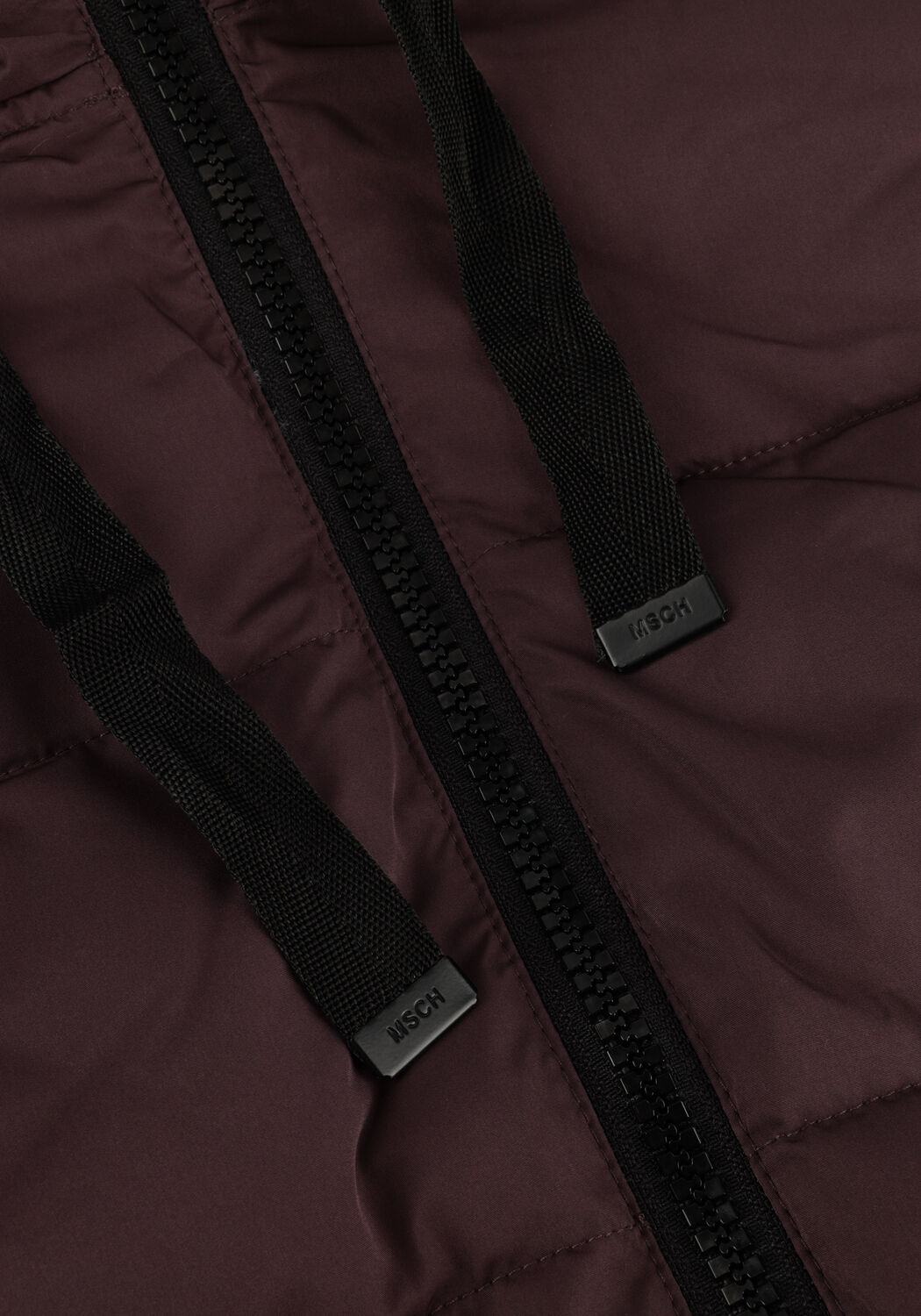 Paarse MSCH COPENHAGEN Gewatteerde jas MSCHPAVINARIA ZIP JACKET - large