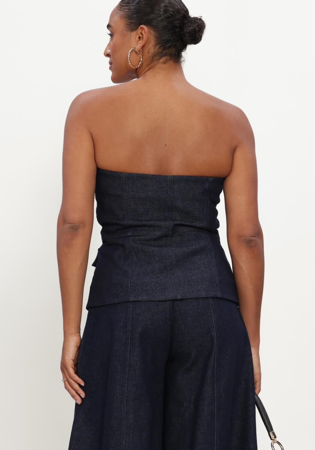 Donkerblauwe COPENHAGEN MUSE Top CMANNAIS-CORSAGE - large
