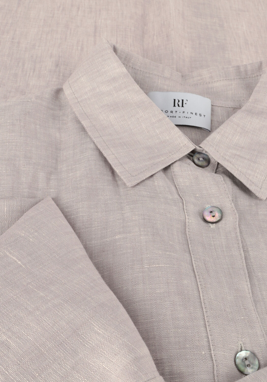 Grijze RESORT FINEST Maxi jurk SHIRT DRESS - large