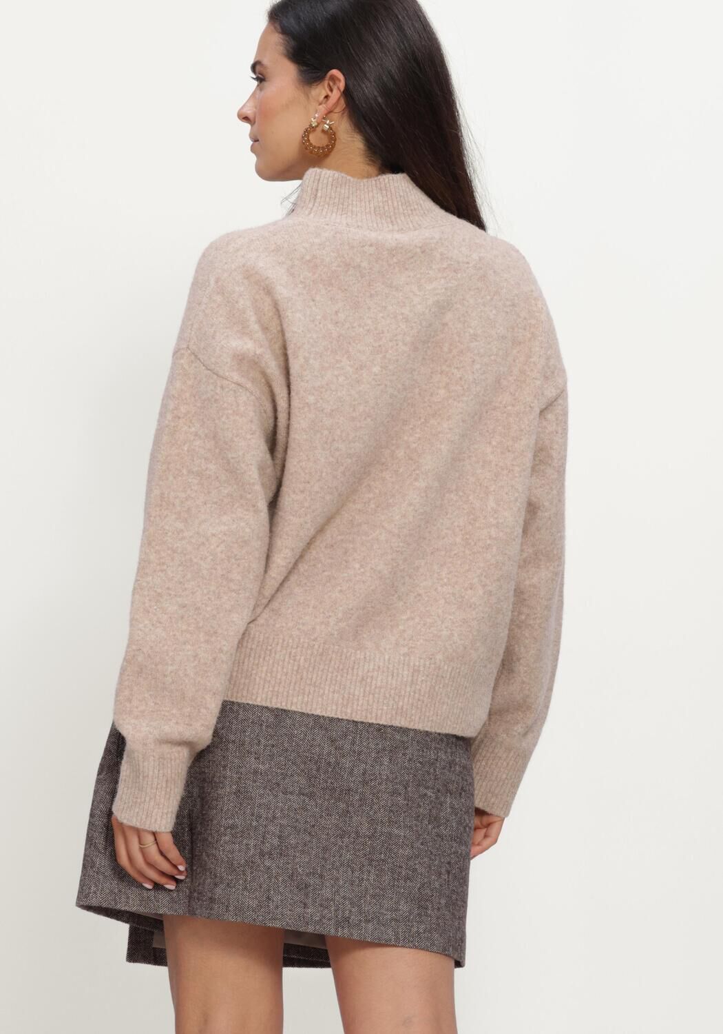 NOTRE-V Dames Truien & Vesten Nv-iga Beige