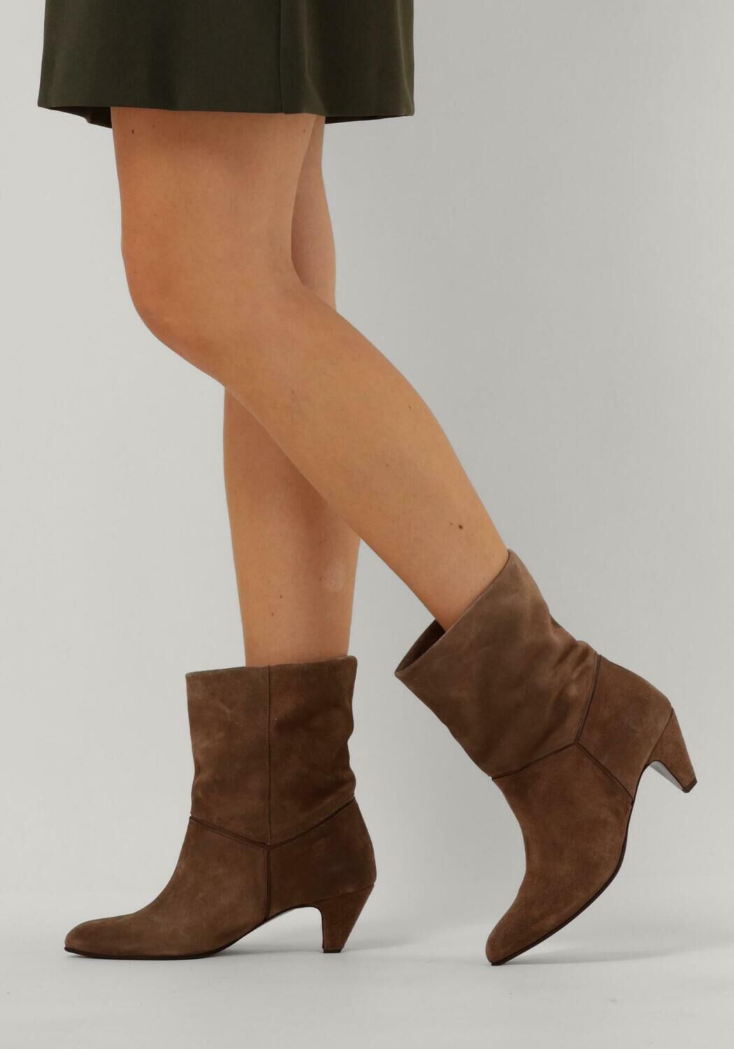 Taupe ANONYMOUS COPENHAGEN Enkellaarsjes JASSI 50 STILETTO - large