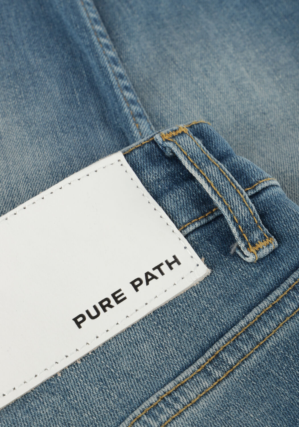 Blauwe PURE PATH Slim fit jeans W1201 THE DYLAN - large