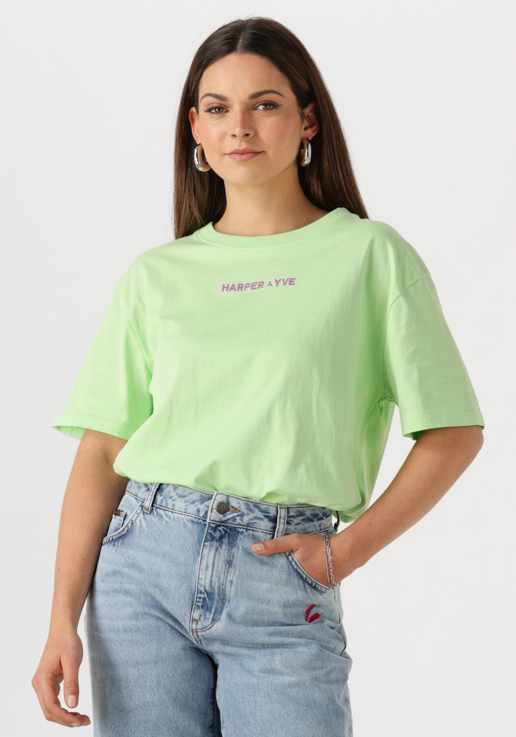 HARPER & YVE Dames Tops & T-shirts Embrace-ss Lime