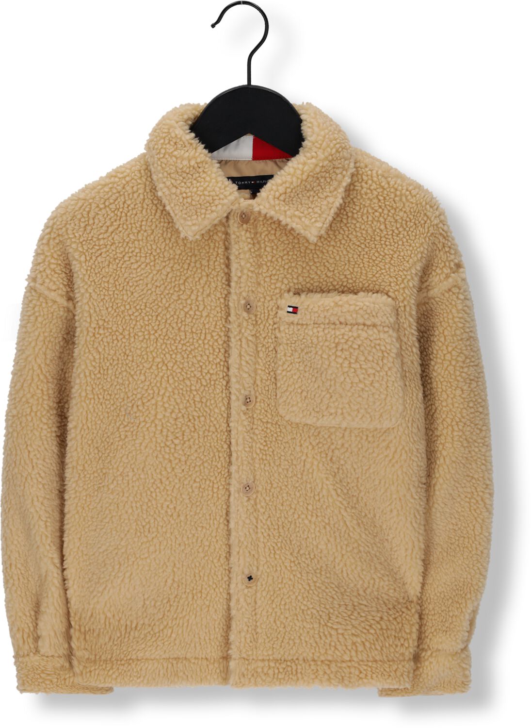 Tommy Hilfiger Beige Jack Sherpa Overshirt