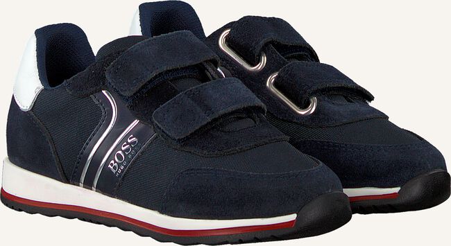 Blauwe BOSS KIDS Lage sneakers BASKETS J09H17 Blauwe BOSS KIDS Lage sneakers BASKETS J09H17 - large